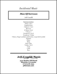 Man of Sorrows Orchestra sheet music cover Thumbnail